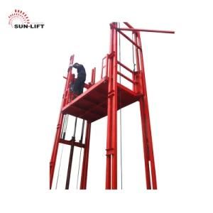 China Factory 1000kg Vertical Hydraulic Warehouse Cargo Lift Price