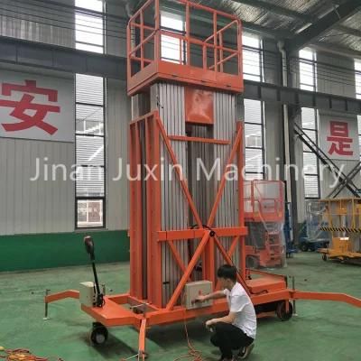 China High Quality 8m Hydraulic Aluminium Ladder Lift