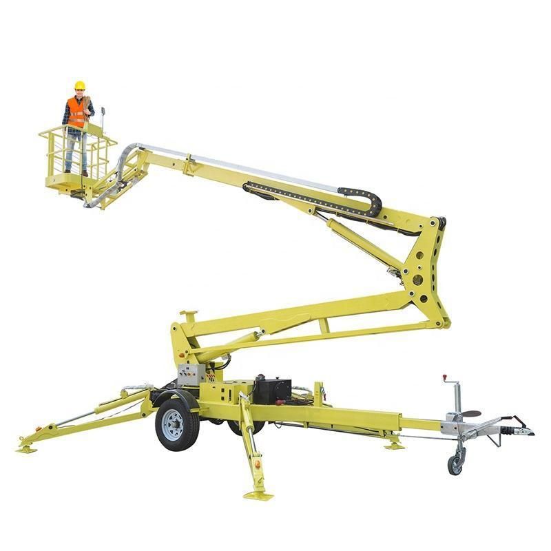 Articulating Man Lift Self-Propelled Crane Boom Lifter Crank-Arm Lifting Platform for Sale Factory Price