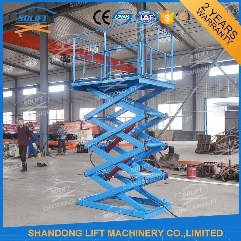 Warehouse Hydraulic Scissor Lift Rental