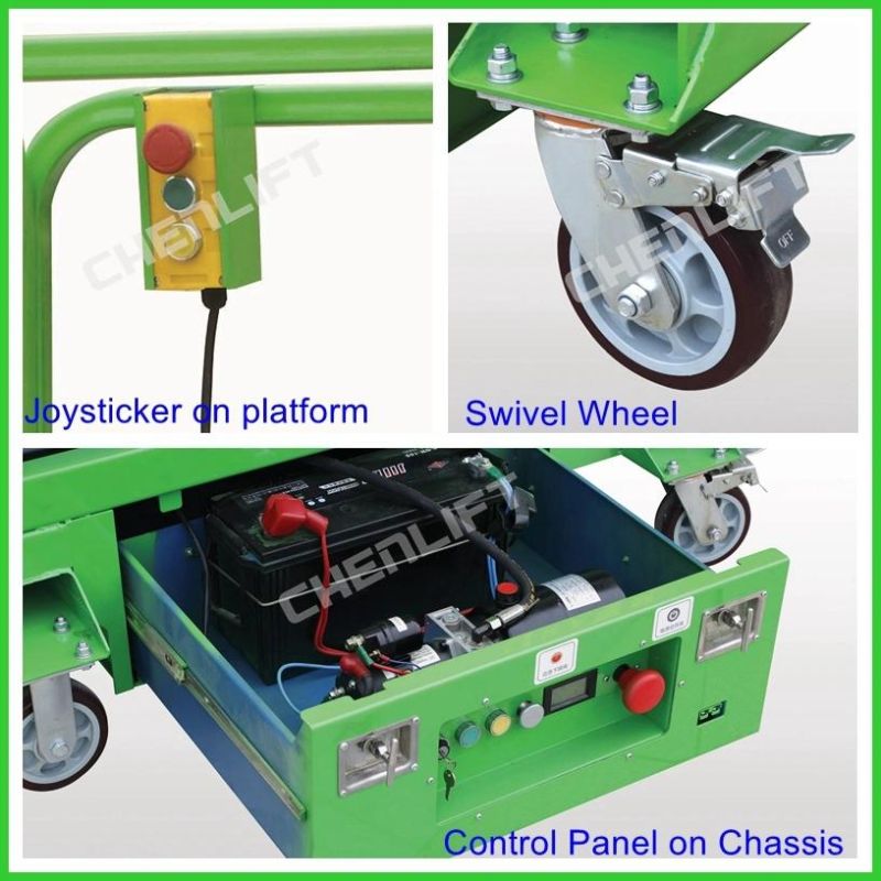 3m Platform Height Extendable Mini Mobile Scissor Lift