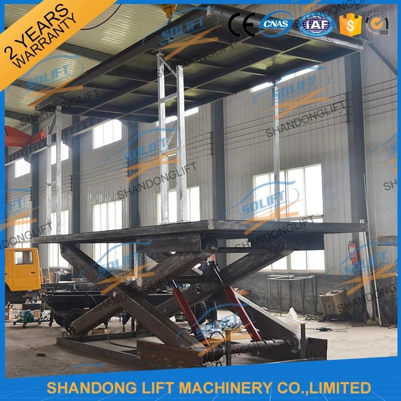 Hydraulic Scissor Elevator Double Deck Scissor Car Elevator