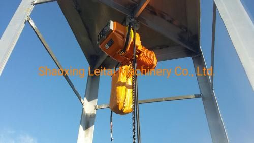 250kg Industrial Electric Chain Hoist in Fabrication Plants for Goods Lifting