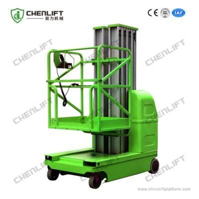 9.5m 200kg Self-Propelled Double Mast Aluminum Man Lift Table Aerial Work Platform