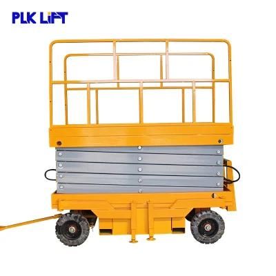 6-14m Mobile Semi Electric Scissor Cage Lift in Stock