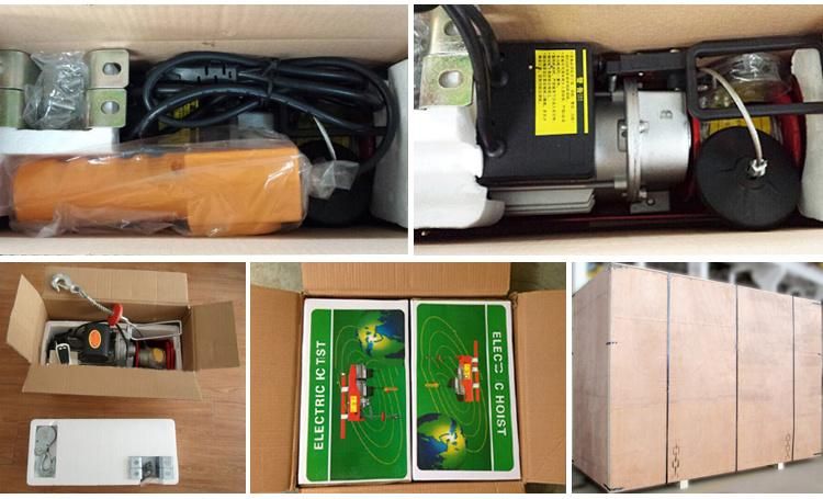 Mini Electric Hoist 100kg with Emergency Stop Button