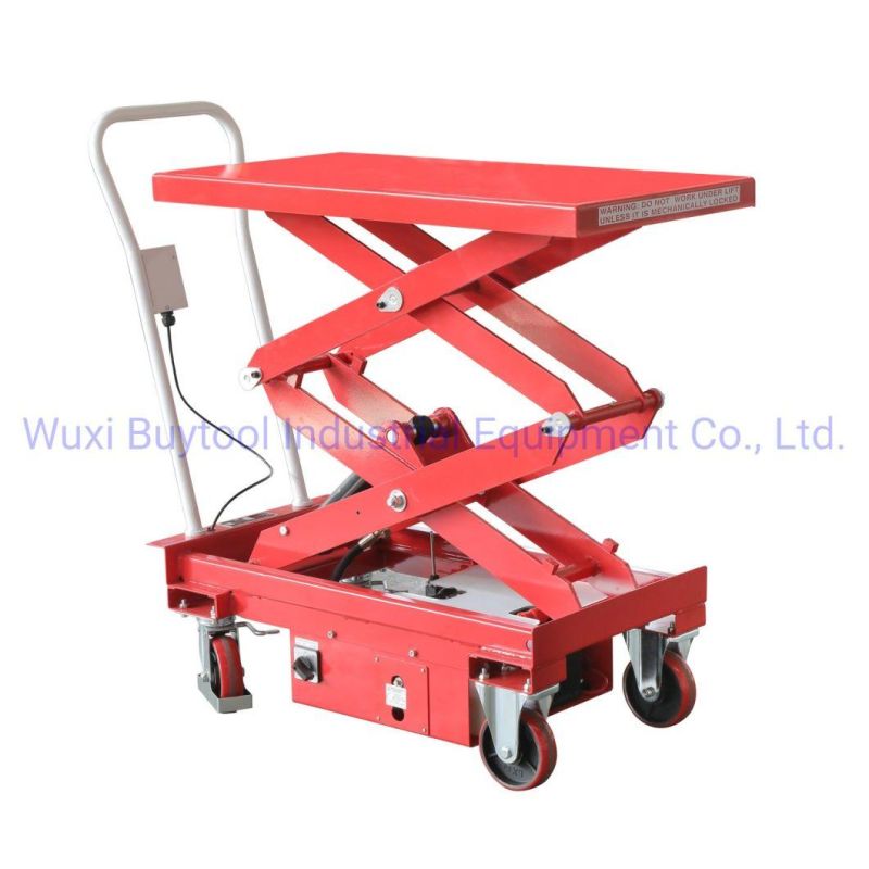 Movable Electric Hydraulic Portable Scissor Lift Tables with Wheels