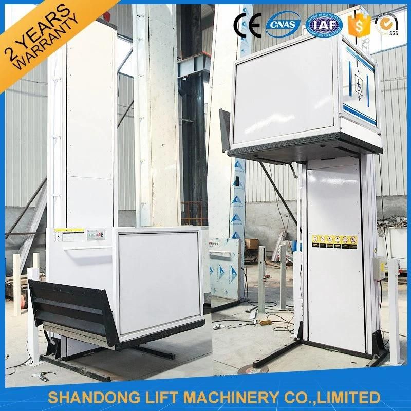 China Outdoor Vertical Electric Hydraulic Wheelchair Lift for Disabled Person