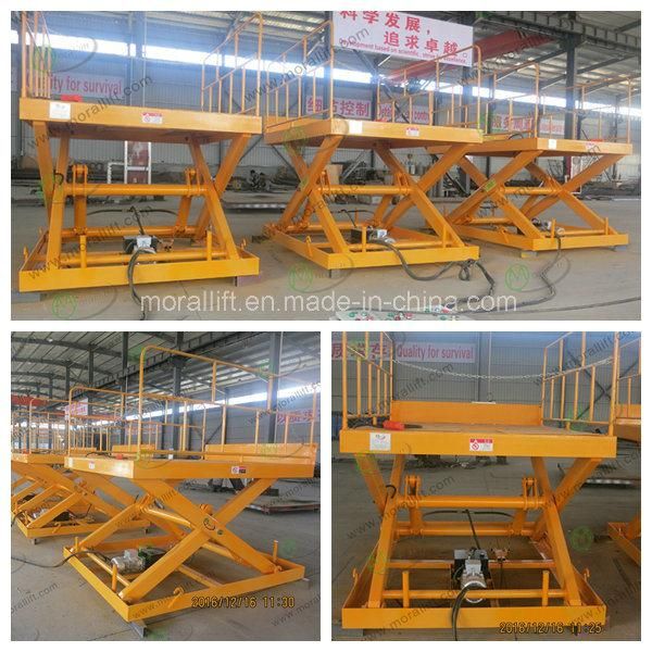 Stationary scissor dock lift with CE