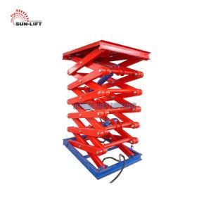 China Factory Stationary Electric Hydraulic Scissor Lift Table with Ce