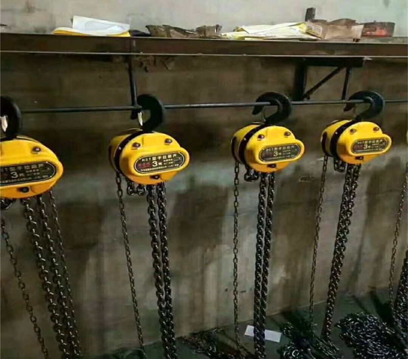 Hand Pulling Block Chain Block Friction Hoist for Crane