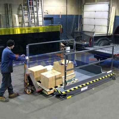 3-6m/Min Explosion-Proof Morn Plywood Case Cargo Stationary Scissor Lift Platform
