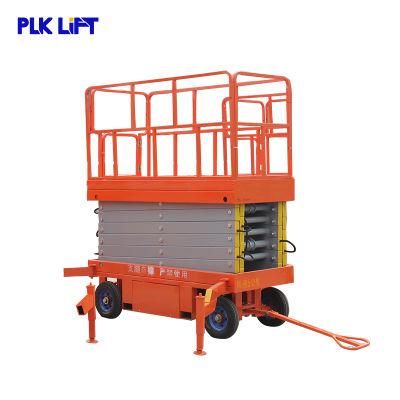10m 12m Auto Hydraulic Towable Scissor Lift for Sale