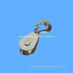 Stainless Steel Pulley with Slip Hook