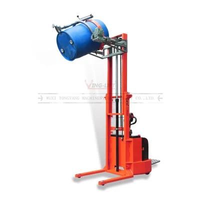 Battery Drum Handling Equipment Oil Drum Pourer Load Capacity 600kg Height 2400mm