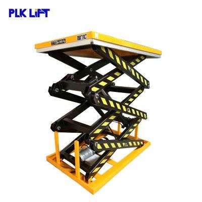 1-4m Heavy Duty Hydraulic Scissor Lift Platform for Lifting Cargo