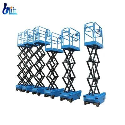 4m Small Driveable Man Lift Machine Electric Mini Scissor Lift