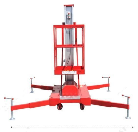 4-22m Hydraulic Single Aluminium Aerial Work Platform for Sale