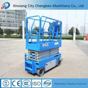 Mini Electric Scissor Lift with Double Hydraulic Cylinder