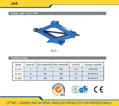 Mini Scissor Lift Jack 1 Ton to 2 Ton