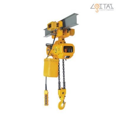 250kg Industrial Electric Chain Hoist in Fabrication Plants for Goods Lifting