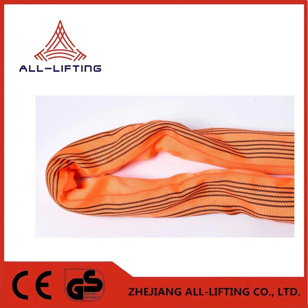 Soft Webbing Lifting Round Sling 25t 50 Ton 100t 180t