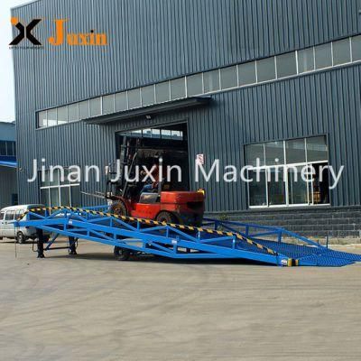 6 Ton CE Approved Mobile Hydraulic Load Dock Forklift Yard Container Ramp for Warehouse Counter Factory Use