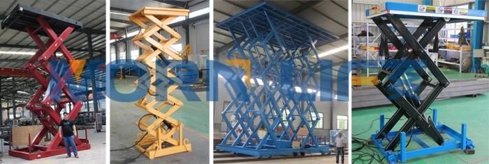 4t Stationary Scissor Cargo Lift with Ce Certification