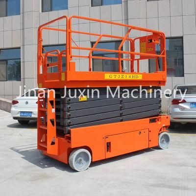 16m Lifting Height Self Propelled Scissor Lift Diesel Lifting Battery Scissor Lifting