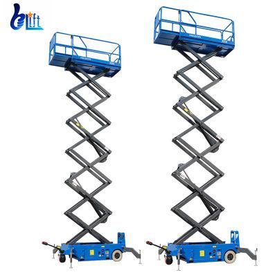 6m-14m Load 450kg High End Lifting Equipment Spare Full Electric Mobile Scissor Lift Platform