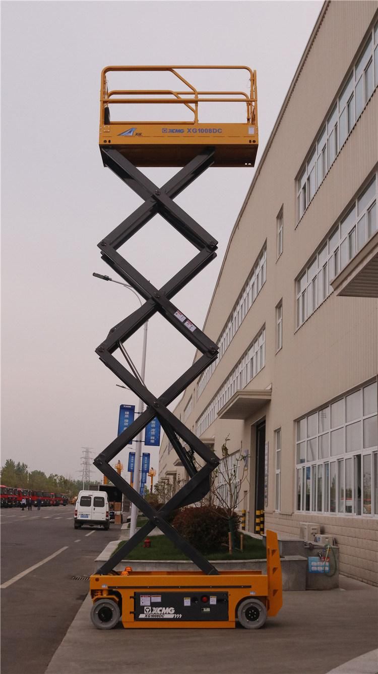 XCMG 10m Sale Electric Scissor Lift Mobile Lifting Platform
