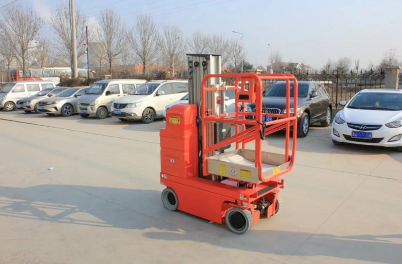 Single Mast Simply Maintenance Practical Self-Moving Aluminum Alloy Lifter