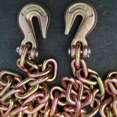 G80 Tie Down Chain with Bent Hook