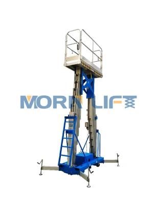 6-14m Double Masts Aluminum Lift with Ce Certificate