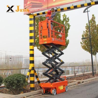 10m 12m High Mobile Work Platform Electric Scissor Lift for Cleaning Installation and Maintenance