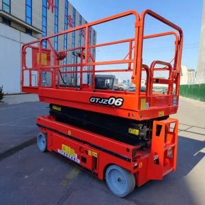 300kg Portable Mini Self Propelled Mobile Small Scissor Lift