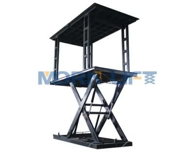 Double Deck Car Lift Garage Equipment with a Pit