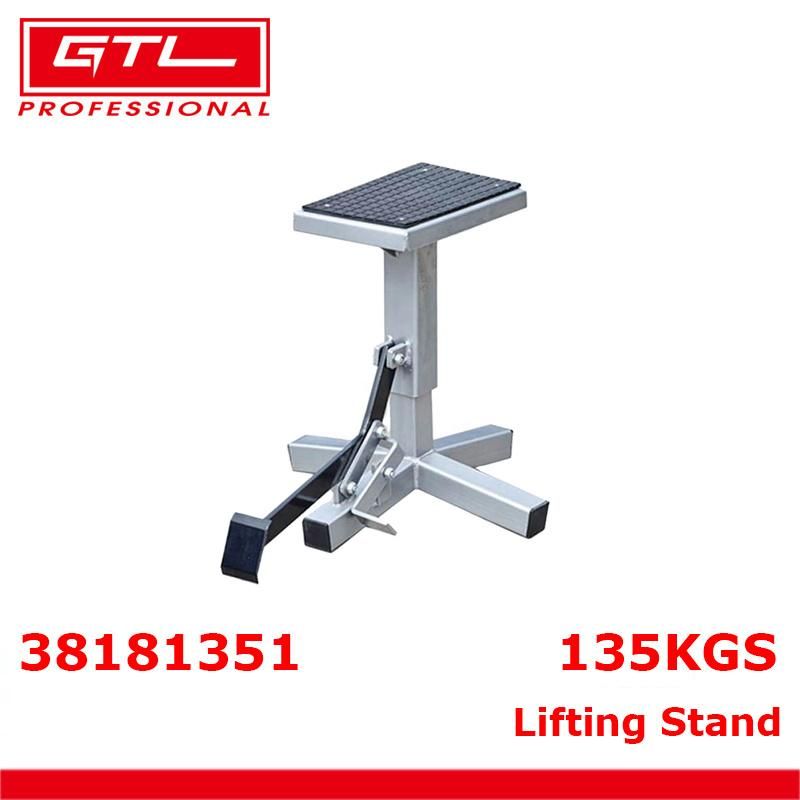 135kg Capacity Stable Durable Adjustable Lift Safe Adjustable Deck Height Heavy Load Motorcycle Central Lifting Stand for Motorcycle Repair (38181351)