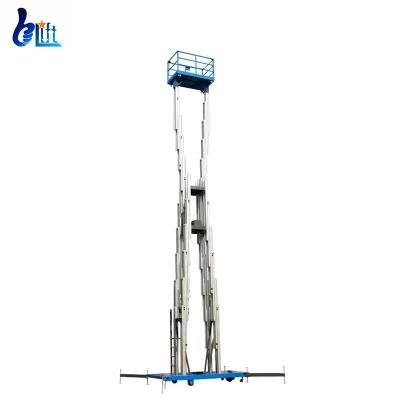 6-12m 200kg Load Hot Sale Dual Mast Aluminium Alloy Industrial Lifting Machine