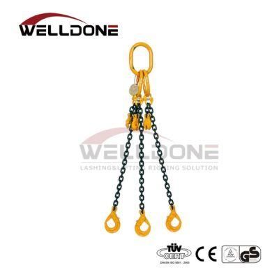 China Manufacturer of Three Legs Alloy Steel Chain Slings