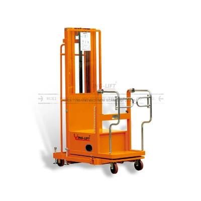 Aerial Lift Platform for Pick up Materials Electric Drivable Order Picker