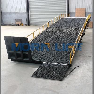 6t 10t 12t 15t Hydraulic Mobile Container Forklift Load/Loading Dock Ramp