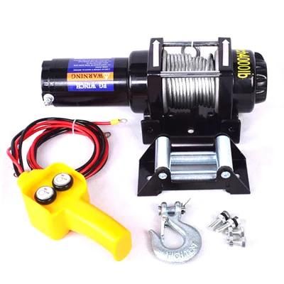 12000 Lb Small 12V Electric Wire Eletrico Rope Hydraulic Winch Car