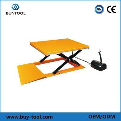 Hy1002 Stationary Scissor Lift Platform with Ramp 1000kg 1600X1140mm