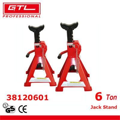 6tonne Heavy Duty Metal Steel Auto Tools Car Axle Lfiting Jack Stand in Pair (38120601)