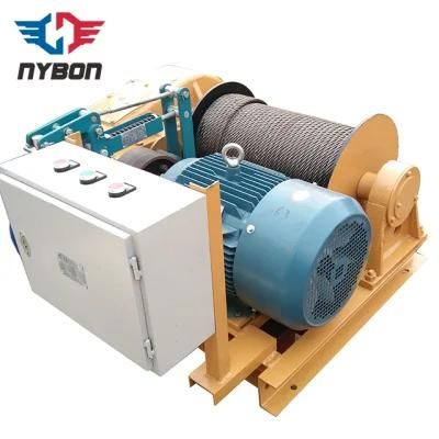 Custom Large Capacity Electric Motor Drive 12 Ton Winch with Hydraulic Brake