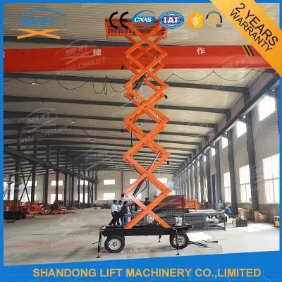 Hydraulic Upright Scissor Man Wheel Lift