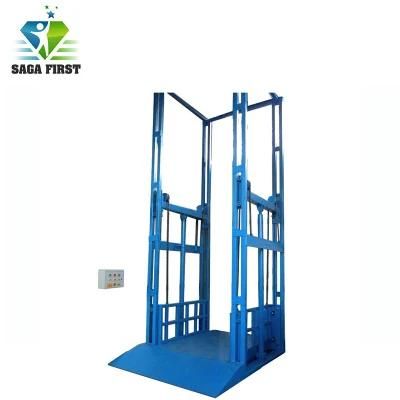 8m Hydraulic Platform Three Floor Cargo Lift 1000kg Elevator Goods Lift