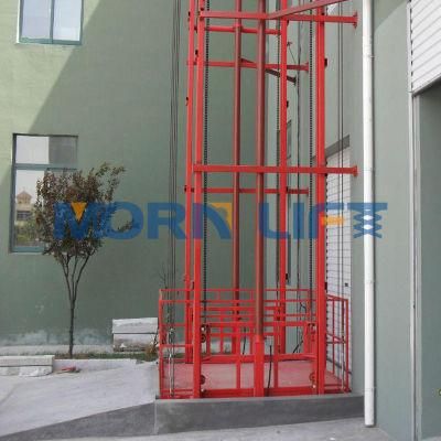 CE Approved Hydraulic Goods Lift with Cabin