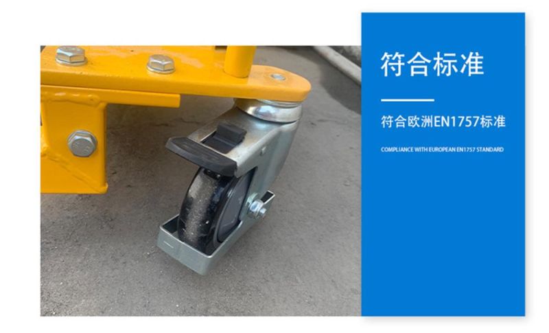 E100 E150 Semi Electric Stacker Work Positioner Light Electric Stacker